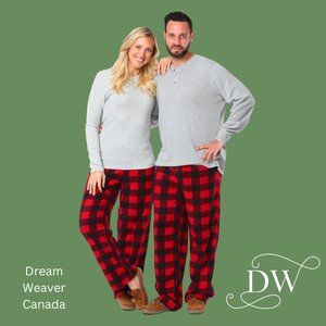 Canada Plaid Fleece PJ Pant | Unisex  | 2 XL